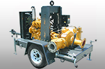 2.5H Trailer Mounted Vacuum Assisted Heavy Duty Clear Water Dry Prime Pump